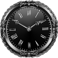 Graphite Clock widget
