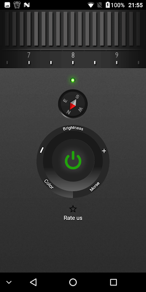 Flashlight, flashing light, Morse code - Survlight Screenshot 1