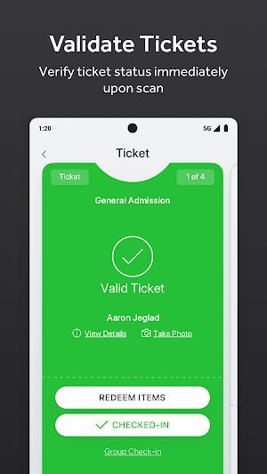 TicketSpice Scanner App Screenshot 3