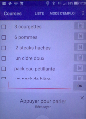 Shopping list Screenshot 0