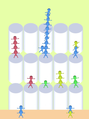 Human Tower Sort Screenshot 2