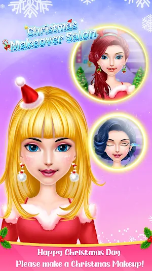 Christmas Makeup Game - Makeover & Salon for Girls Screenshot 0