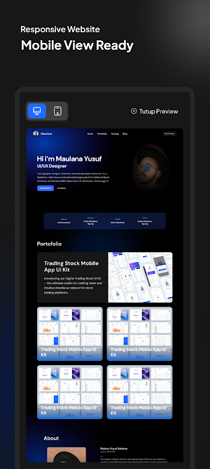 Profilix - Setup Portfolio Screenshot 3