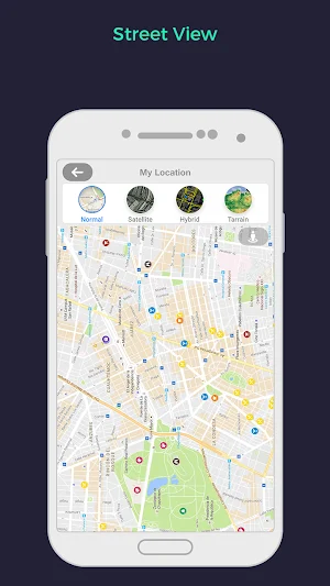 Street View, Near By, Distance Calculator Live Map Screenshot 1