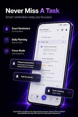 Flux AI To-Do List: Task Notes Screenshot 1