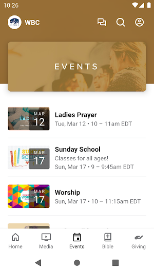 Westport Bible Church Screenshot 2
