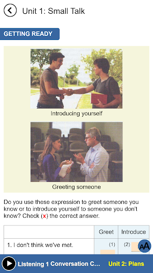 Expanding Tactics for Listening, 3rd Edition Screenshot 1