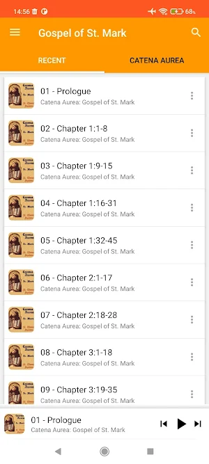 Catena Aurea - Gospel of Mark Screenshot 2