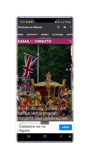 Notícias ao Minuto Screenshot 1
