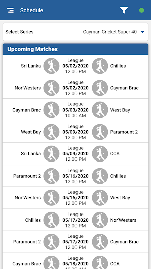 Cayman Cricket Association Screenshot 3