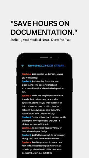 Sporo AI Scribe Screenshot 2