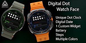 Digital Dot Watch Face Screenshot 0