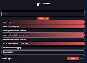 AI Hashtags Tube Screenshot 3