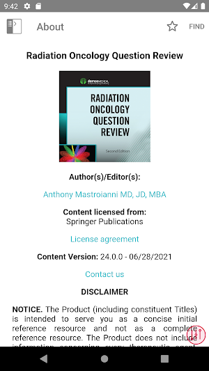 Radiation Oncology Question Review Screenshot 2