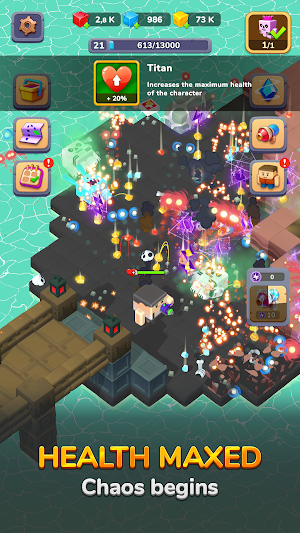 Cube Survivor io: Shoot cubes Screenshot 0