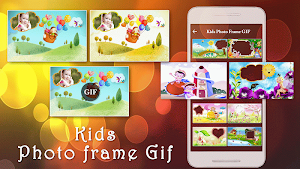 Kids GIF Photo Frame Editor Screenshot 0