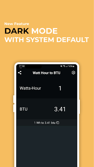 Watts Hour to BTU Converter Screenshot 3