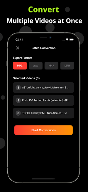 Video to Audio - mp4 to mp3 Screenshot 3