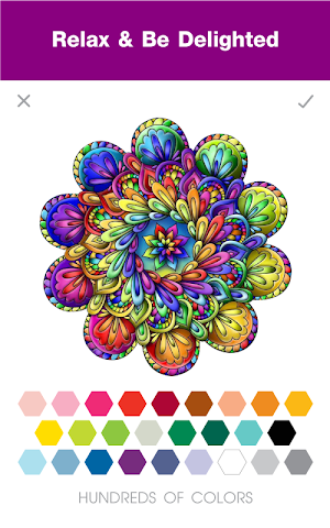 Adult Coloring Books  Color By Screenshot 1