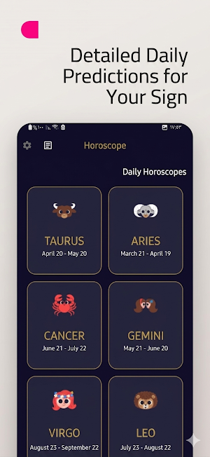 Daily Horoscope -Cup & Tarot Screenshot 0
