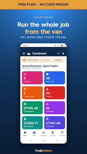TradeLinkers: Jobs & Invoices Screenshot 0
