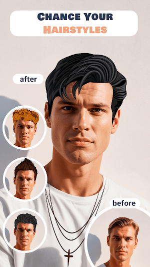 Man Hairstyle photo Studio Screenshot 2