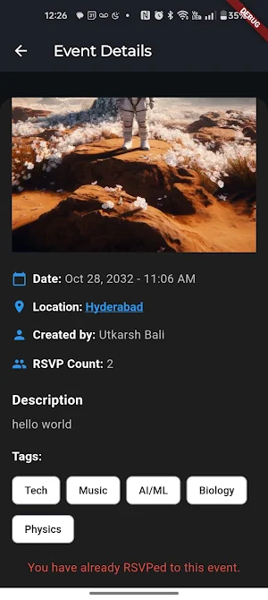 BoilerVibe Screenshot 2