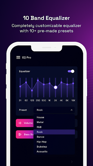 Volume & Bass Booster - EQ PRO Screenshot 0