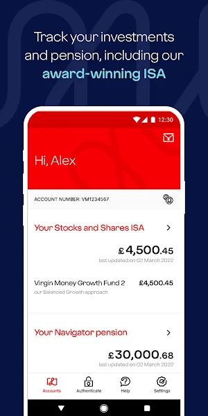 Virgin Money Investments Screenshot 2
