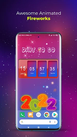 Fireworks New Year Wallpaper Screenshot 1