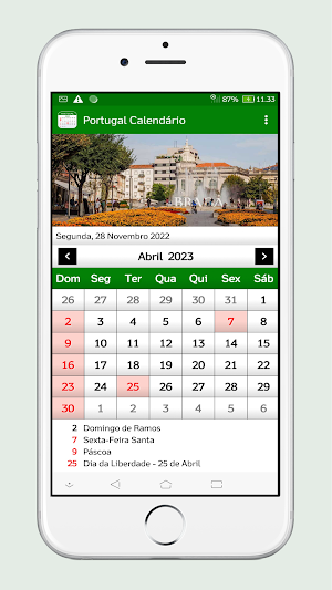 Portugal Calendário 2023 Screenshot 1