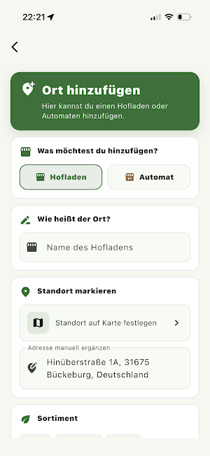 HofKompass: Hofladen Finder Screenshot 3