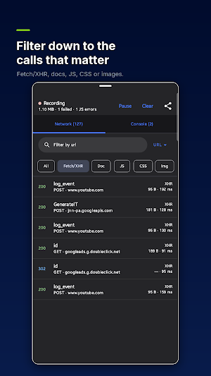 Network Calls Viewer - Web Screenshot 2
