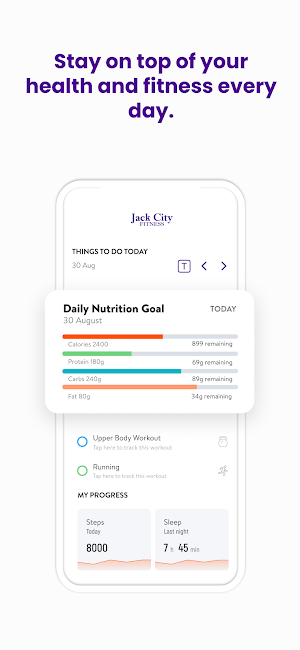 Jack City Workouts Screenshot 1