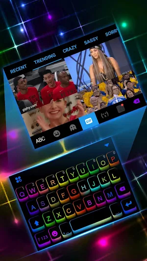Led Colorful Keyboard Theme Screenshot 3