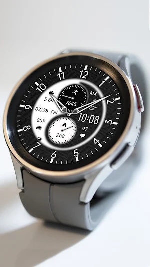 ZKin Watch Half Screen Black Screenshot 2