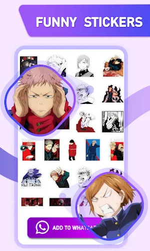 Anime Stickers for WhatsApp-Animated Anime Sticker Screenshot 0
