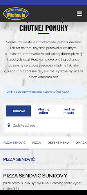 Pizza Express Michaelo KNM Screenshot 0