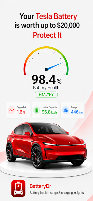 Battery Dr: Health for Tesla Screenshot 0