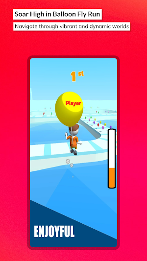 Balloon Fly Run: Race & Win Screenshot 1