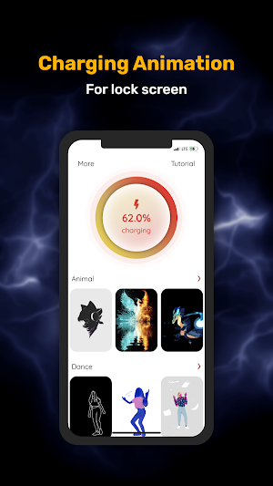Battery charging animation app Screenshot 2