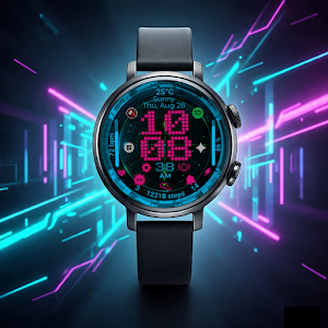 Tactical HUD Gamer Watch Face Screenshot 2