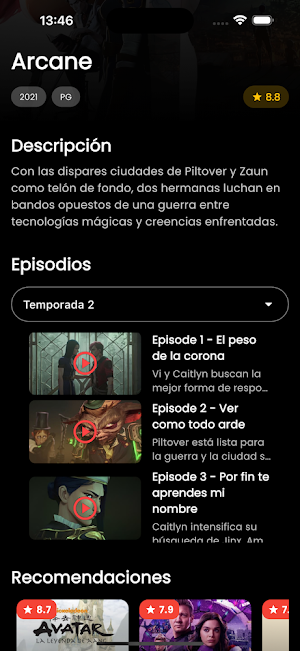 PeliSeries - Peliculas Screenshot 2