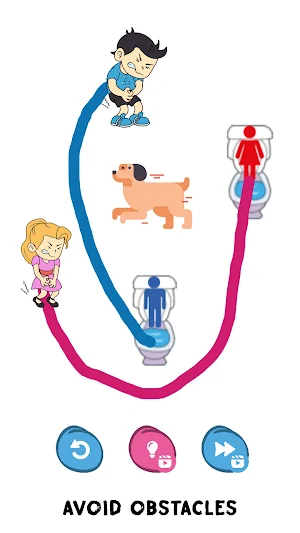 Toilet Rush : Draw Pee Screenshot 2