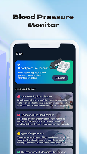 Blood Pressure Monitor Screenshot 0