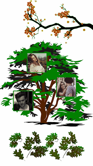 Tree Collage GIF Photo Frame Editor Screenshot 2