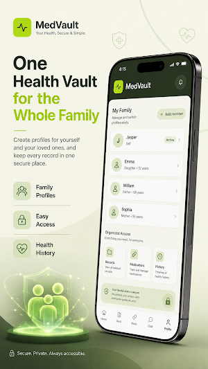 MedVault — Health Vault Screenshot 1