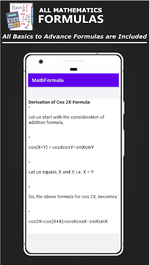 All Maths Formulas app Offline Screenshot 2