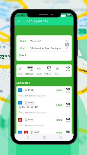 Marseille Metro Map 2025 Screenshot 3