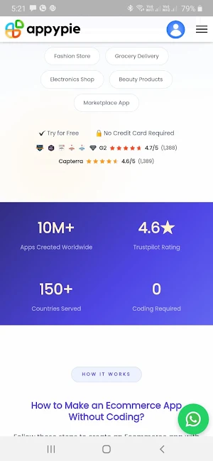 eCommerce App Builder Screenshot 0